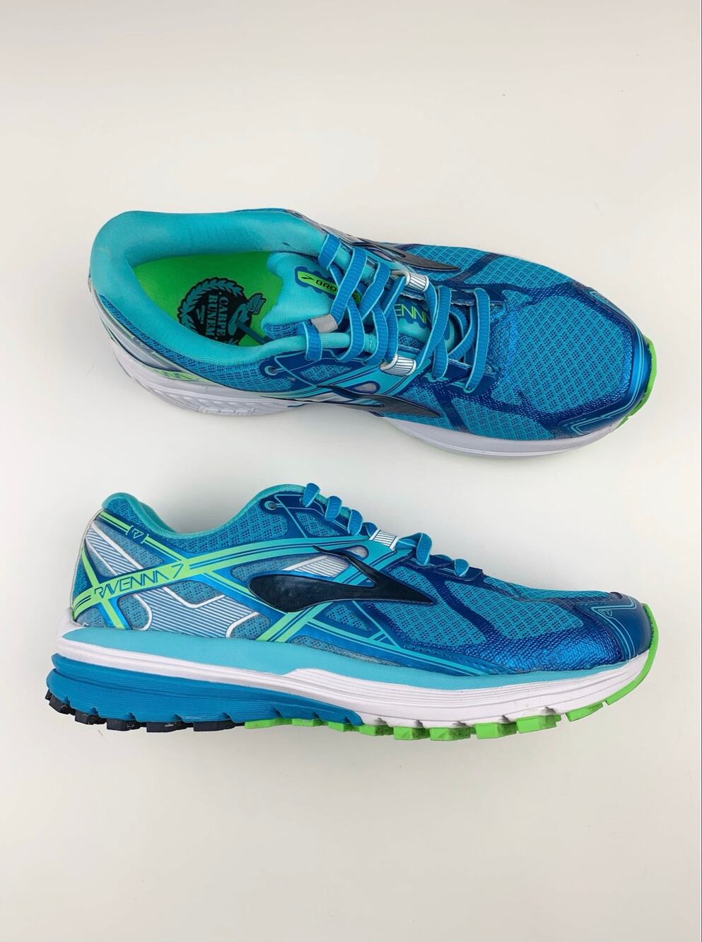 Brooks Ravenna 7 Running Shoes Blue Lace Up Sneakers Women's 7